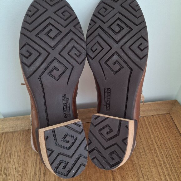 Merrell | Shiloh II Warm Leather Boots (Camel) | Women's US 10.5 - Picture 8 of 11